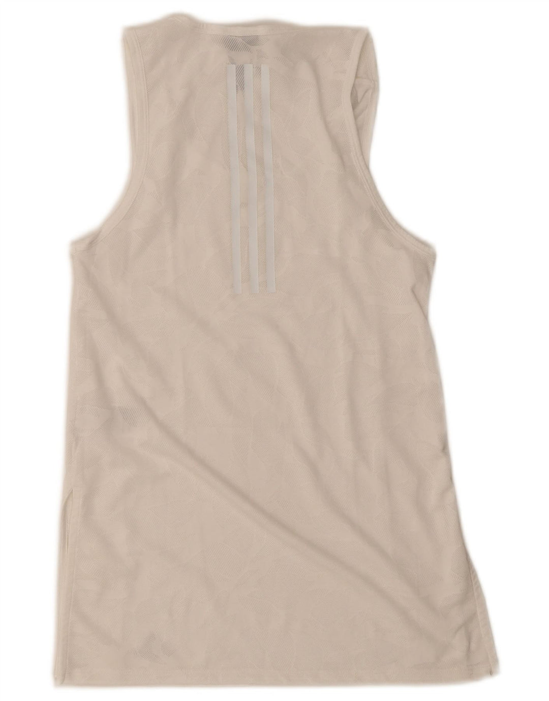Adidas Débardeur Femme UK 4/6 XS Blanc Polyester