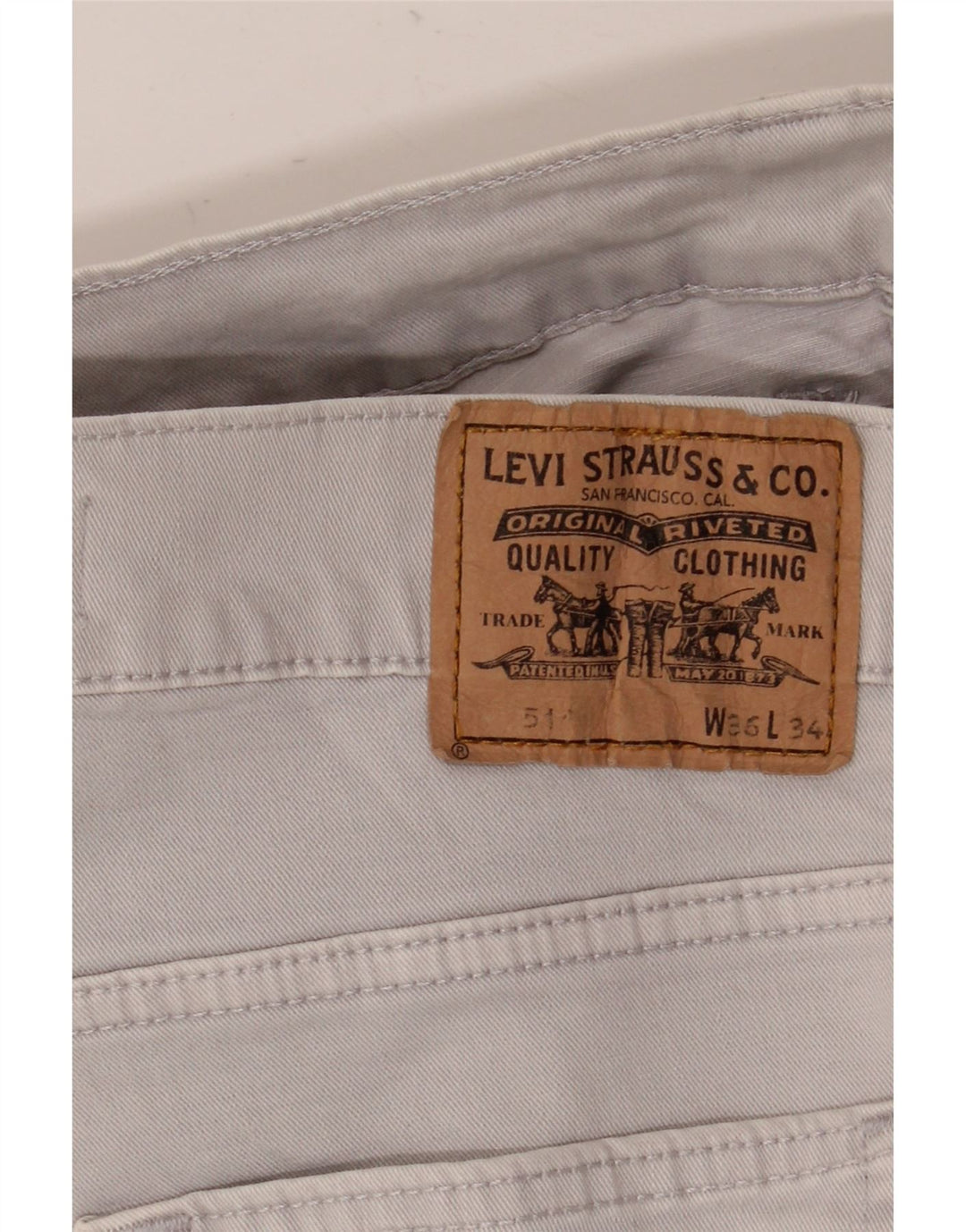 Levi's Jean Slim 511 Homme W36 L24 Gris
