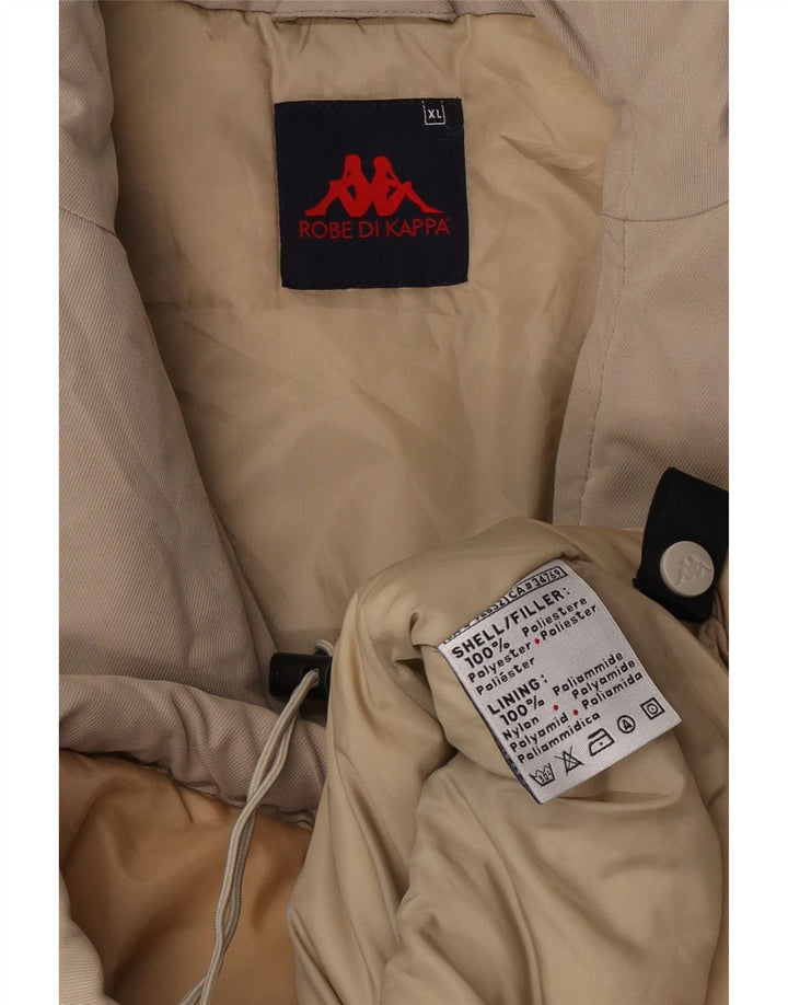 Kappa Veste matelassée homme UK 42 XL Beige Polyester