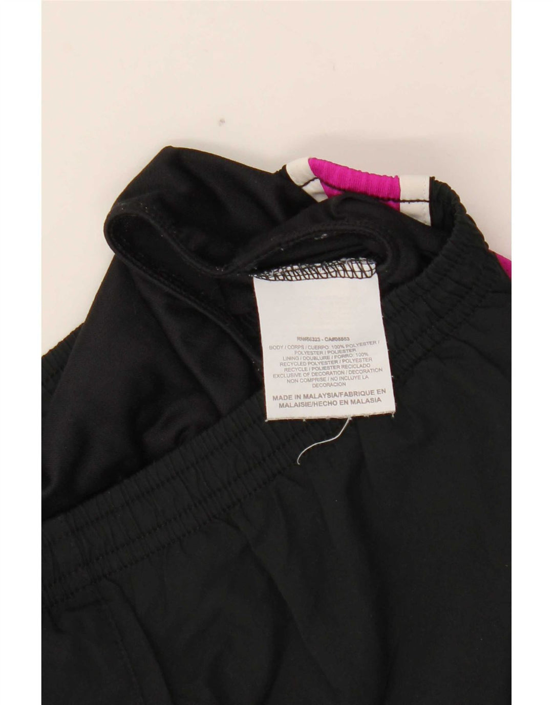 Nike Short de sport pour femme UK 14 Polyester color block noir moyen