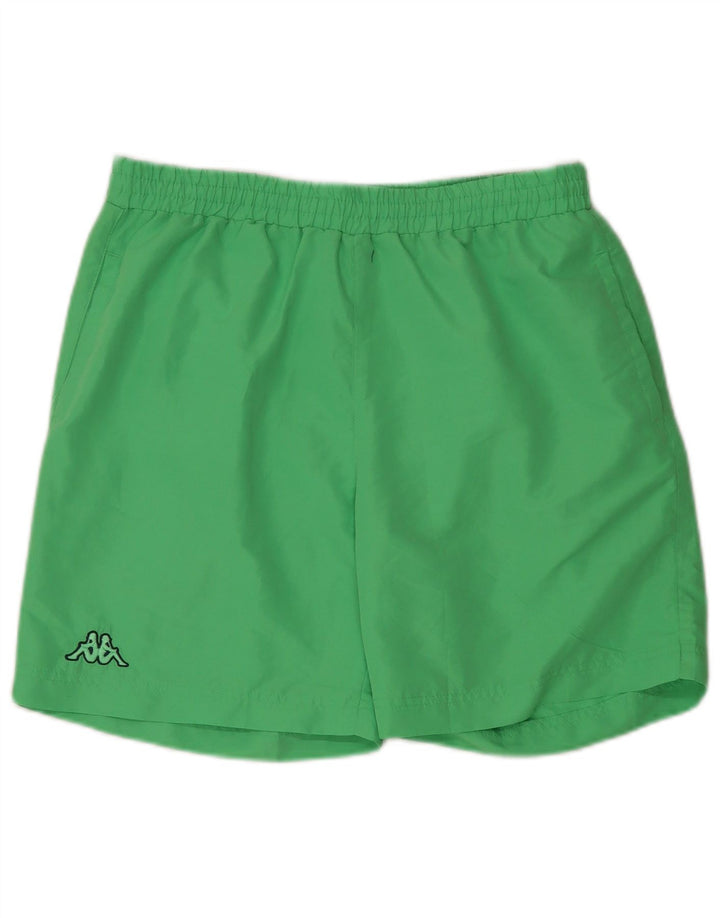 Kappa Short de sport homme grand vert polyester