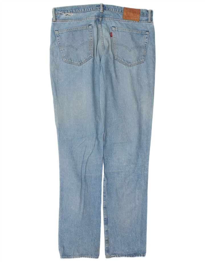 Levi's Jean Slim Effet Déchiré W36 L34 Homme Bleu Coton