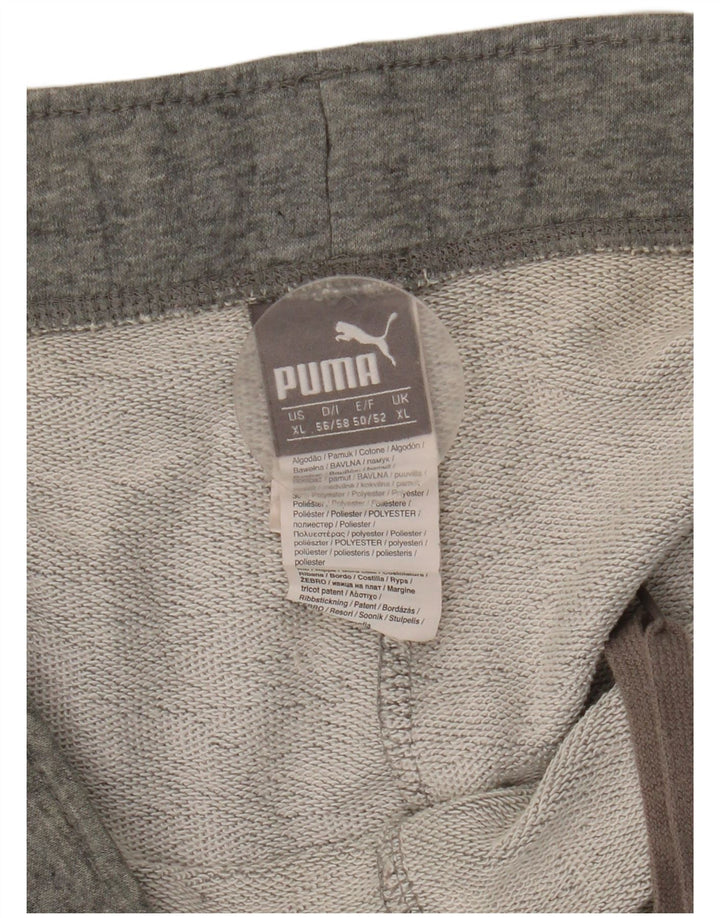 Puma Short de Sport Homme XL Gris Coton