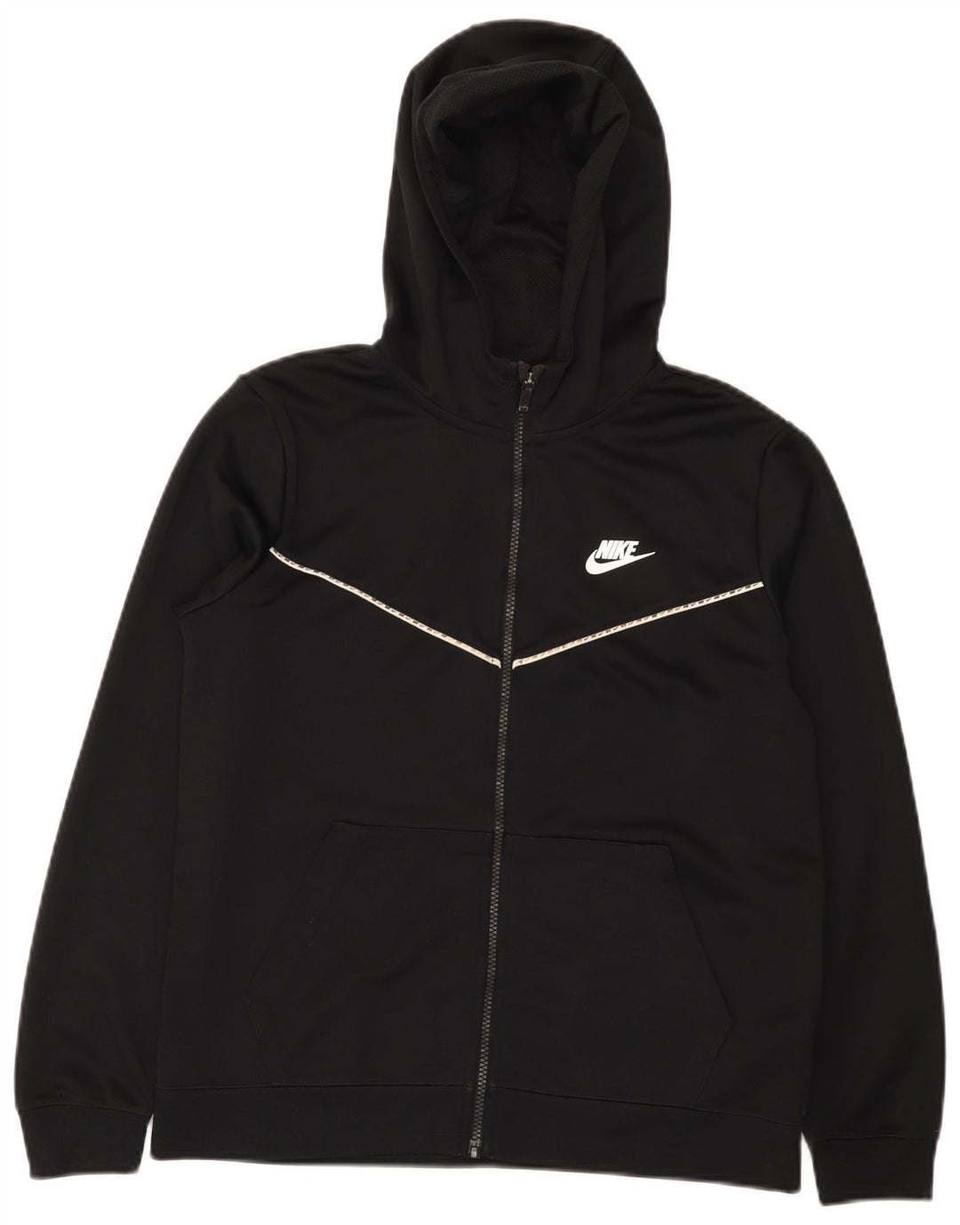 Nike Garçon Zip Sweat à capuche 13-14 ans XL Noir Polyester
