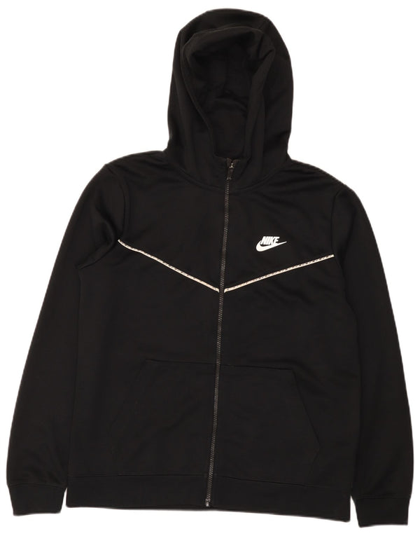 Nike Garçon Zip Sweat à capuche 13-14 ans XL Noir Polyester