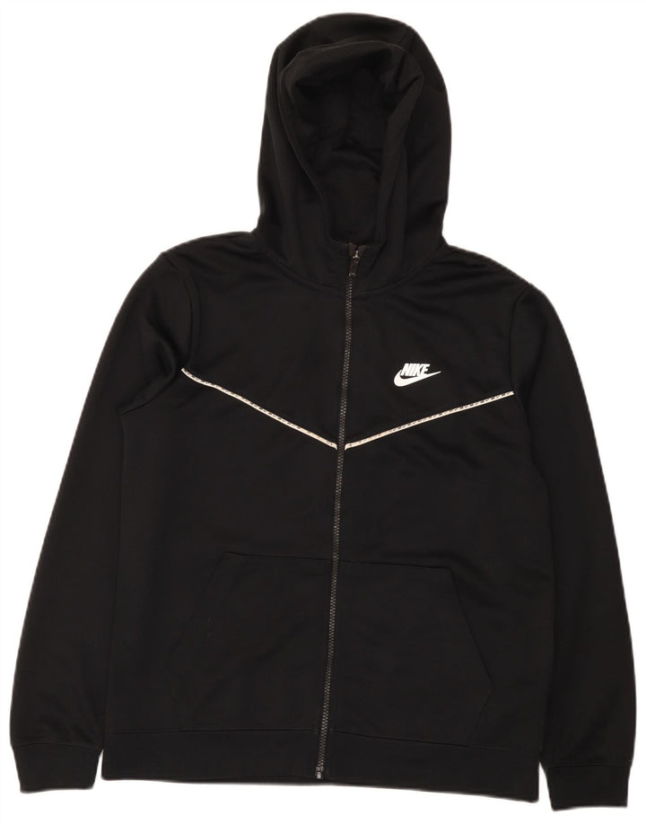Nike Garçon Zip Sweat à capuche 13-14 ans XL Noir Polyester