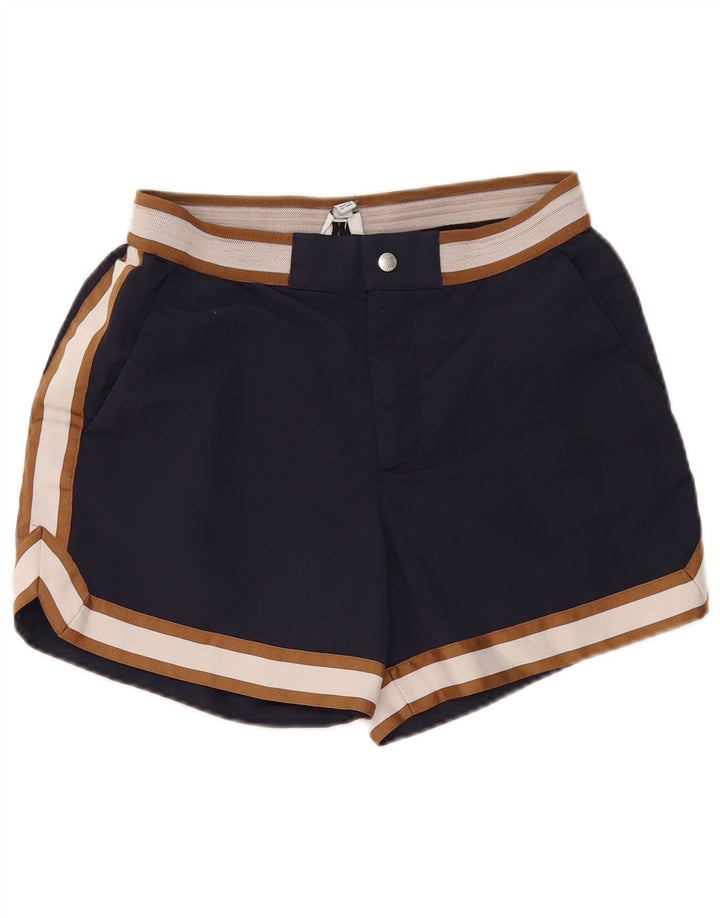 Reiss Short Che Chino Femme Small W27 Bleu Marine Colourblock Polyamide
