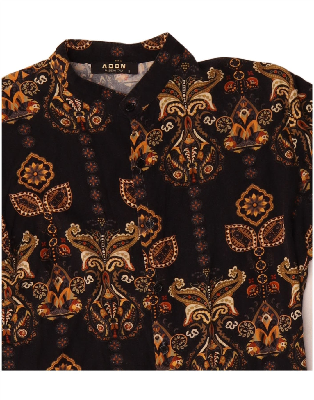 ADON Chemise Homme Petit Noir Paisley