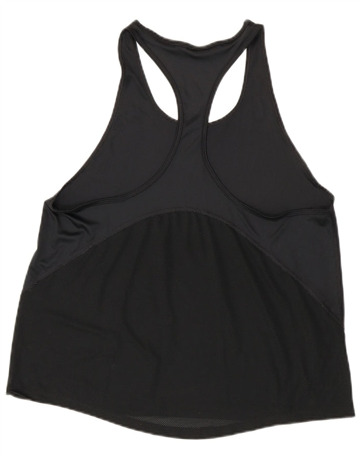 NIKE Débardeur Dri Fit pour femme UK 14 Large Noir