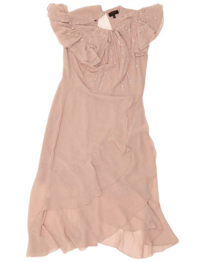Lipsy Robe Maxi Femme UK 16 Large Rose
