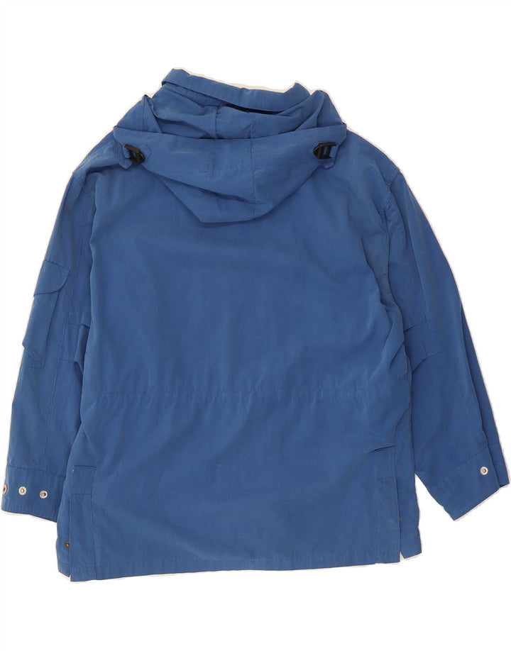 MC GREGOR Boys Oversized Hooded Utility Jacket 11-12 Years Blue Polyester Vintage MC Gregor and Second-Hand MC Gregor from Messina Hembry 