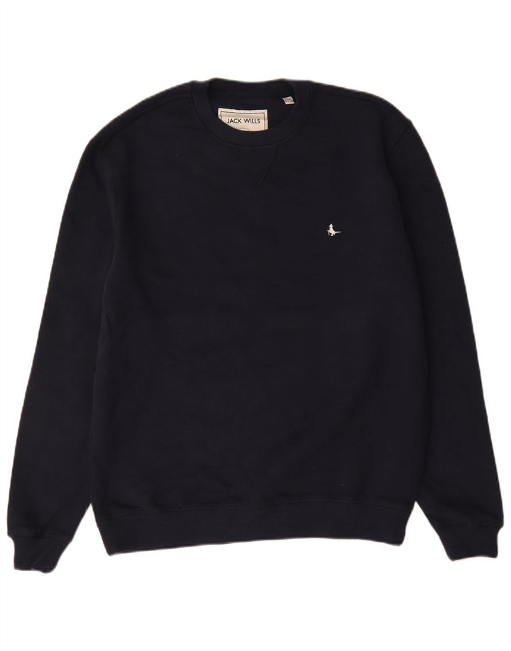 Jack Wills Sweat-shirt pour homme en coton bleu marine Taille S