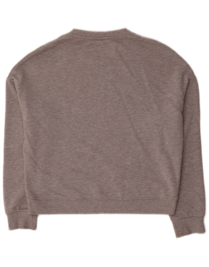 Pyrex Sweat-shirt court surdimensionné pour femme UK 10 Petit Gris