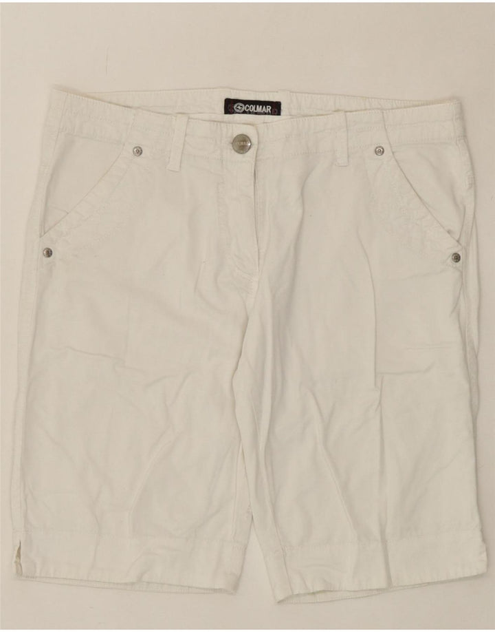 COLMAR Womens Casual Shorts W34 Large White Vintage Colmar and Second-Hand Colmar from Messina Hembry 