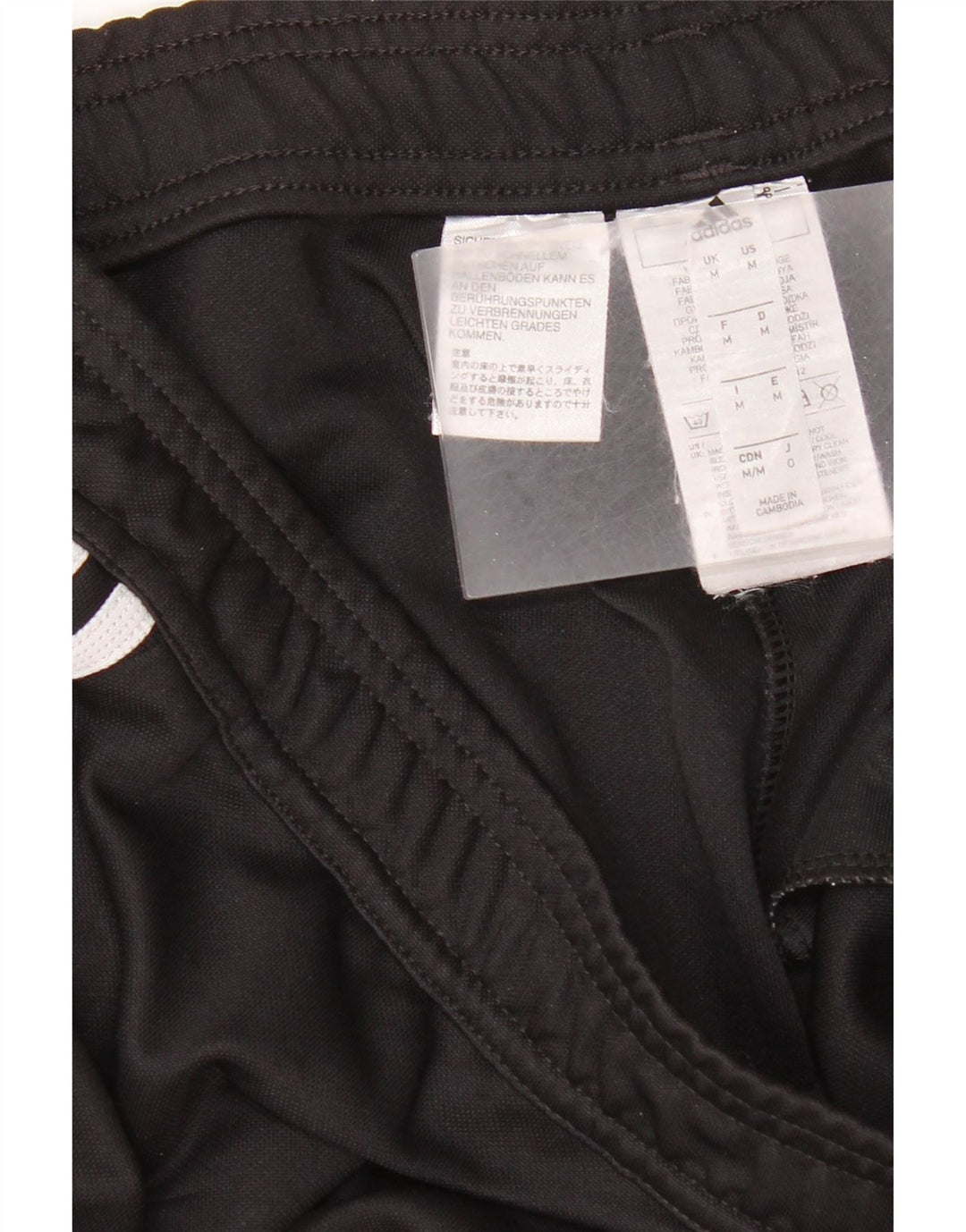 Adidas Pantalon de survêtement pour homme Noir moyen Polyester