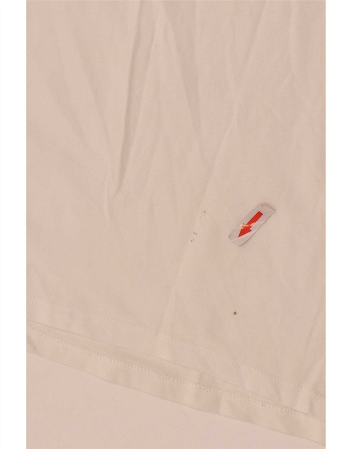 Max Mara Haut graphique pour femme à manches 3/4 UK 14 Medium White