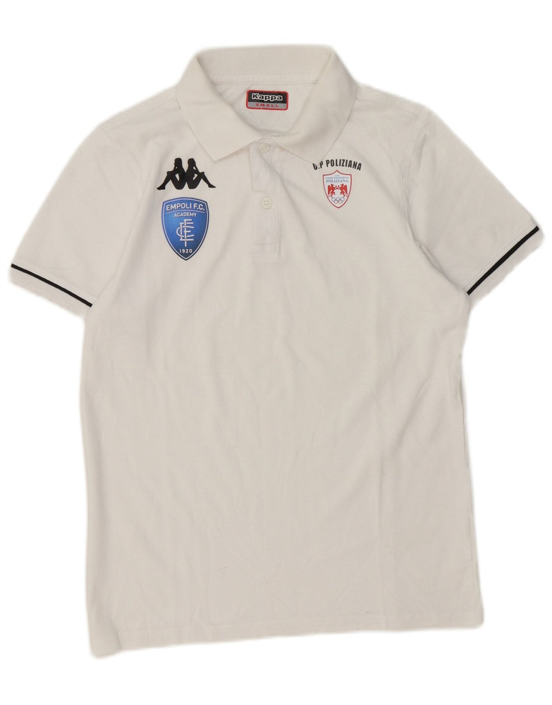 Kappa Polo Graphique Homme Petit Blanc