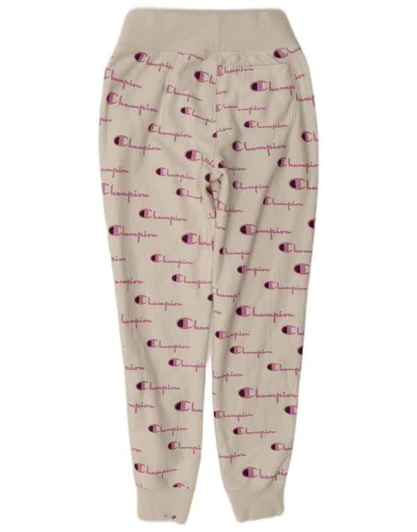 Champion Pantalon de survêtement Reverse Weave pour femme, jogging UK 10, petit, blanc
