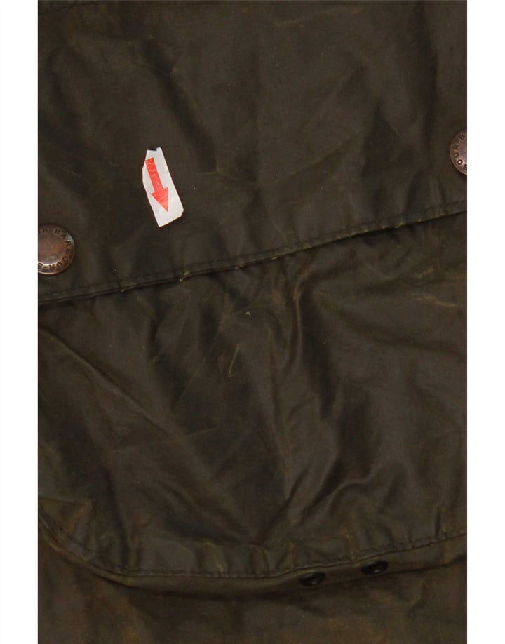 Barbour Mens Gamefair Veste en coton ciré Taille 38 Petit Kaki
