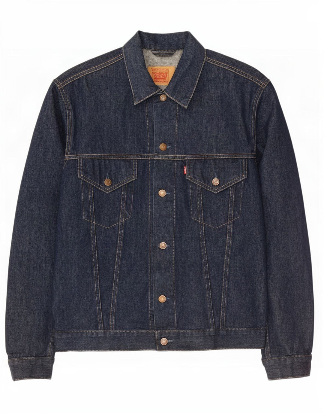 Levi's Veste en Jean Homme UK 44 2XL Bleu Marine Coton