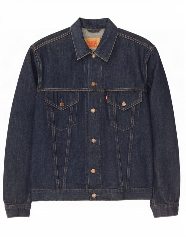 Levi's Veste en Jean Homme UK 44 2XL Bleu Marine Coton