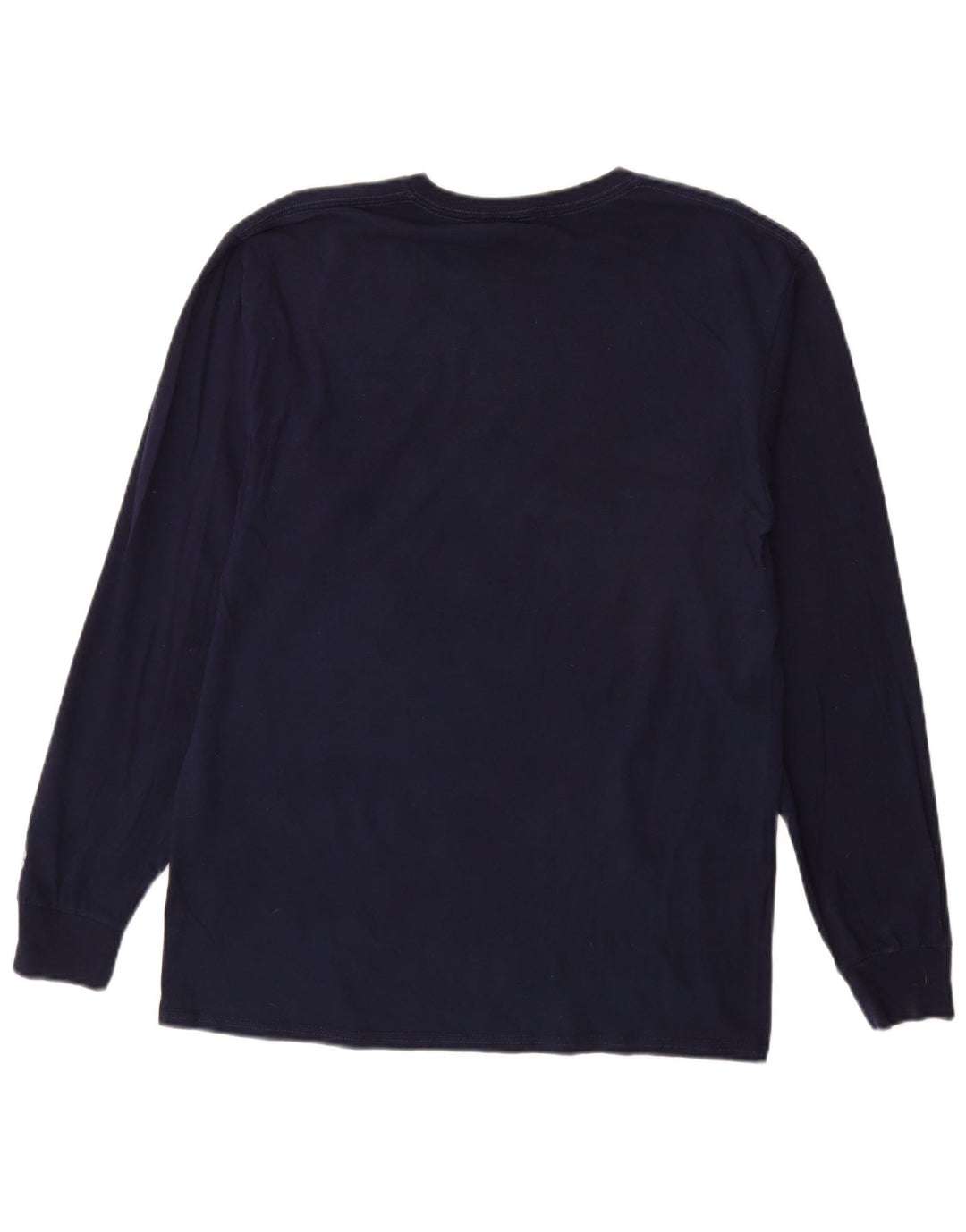 RUSSELL ATHLETIC Haut graphique à manches longues pour hommes UK 38/40 Bleu marine moyen