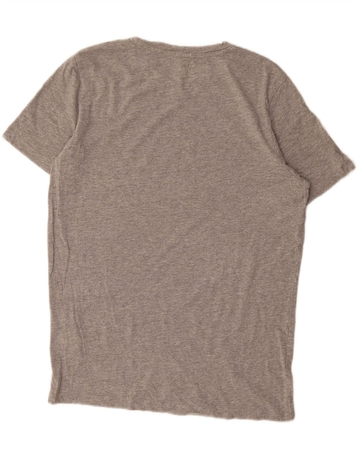 JACK & JONES T-Shirt Graphique Coupe Regular Homme Petit Gris Coton