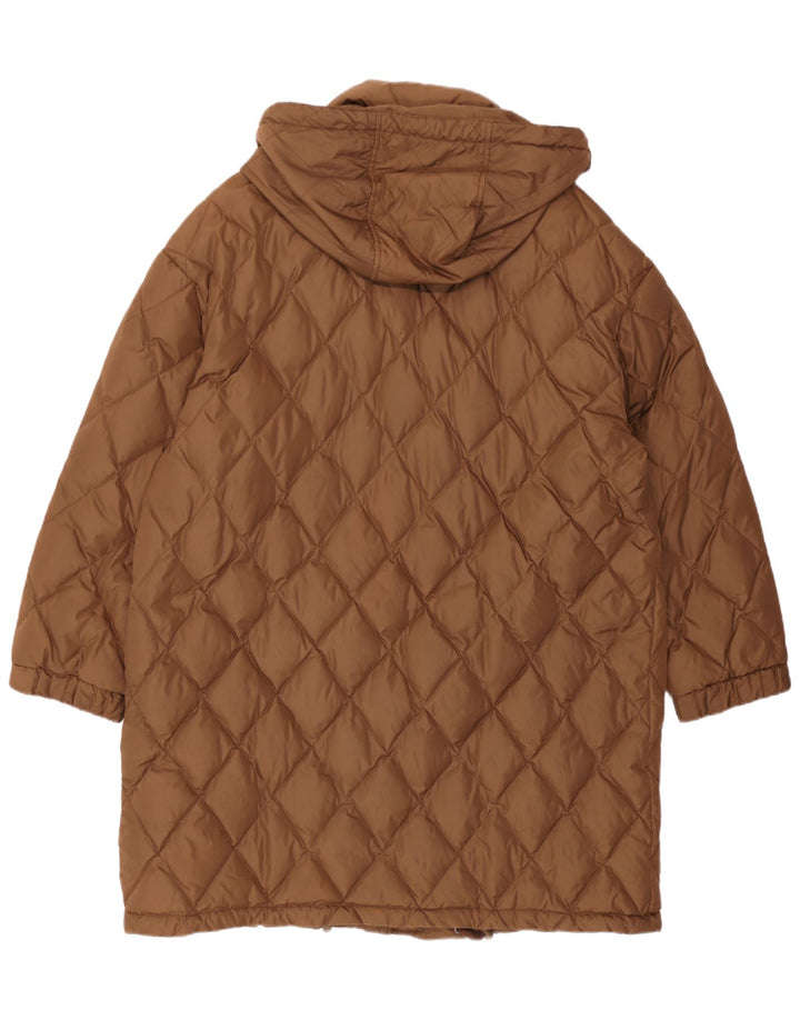 Fila Pardessus matelassé à capuche pour femme IT 48 XL Marron Polyamide