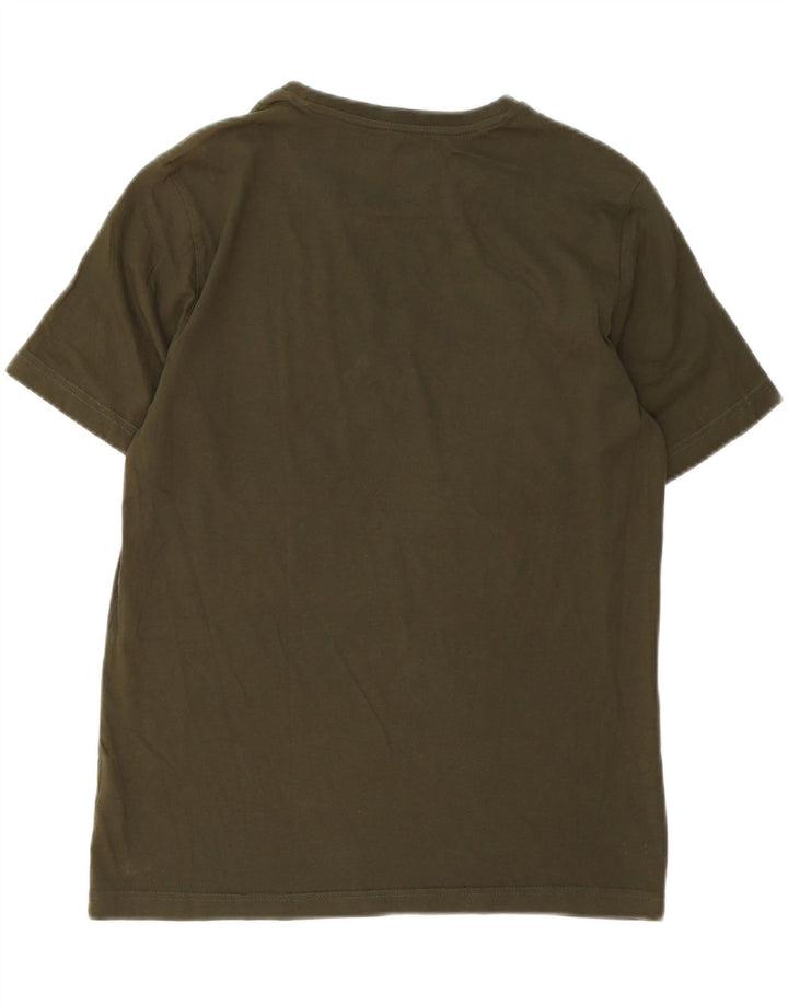 PUMA T-Shirt Graphique Homme Petit Vert Coton
