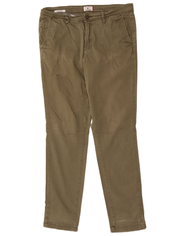 Jack & Jones Pantalon Chino Slim Marco Homme W32 L32 Kaki Coton