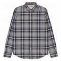 Penguin Chemise en Flanelle Homme Grand Carreau Bleu Coton