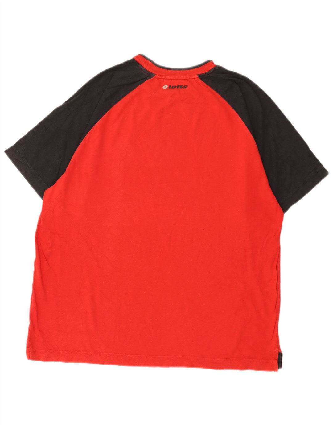 Lotto T-Shirt Homme Rouge Moyen Colourblock