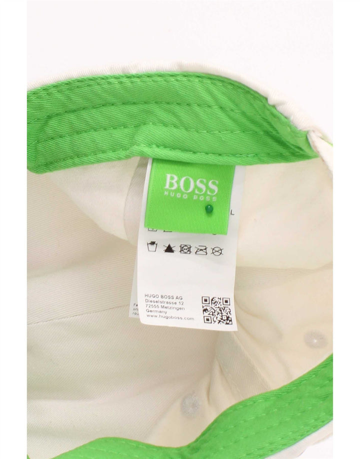 Hugo Boss Casquette de baseball graphique pour homme Taille unique Blanc Coton