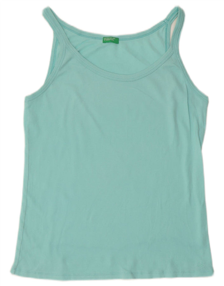 Benetton Caraco Femme UK 10 Petit Turquoise