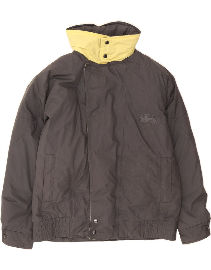 ELHO Mens Padded Jacket IT 50 Large Grey Vintage Elho and Second-Hand Elho from Messina Hembry 