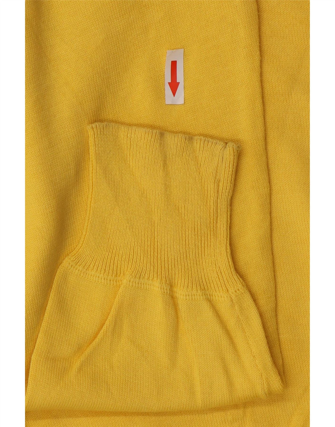 Sergio Tacchini Pull col zippé pour homme en coton jaune grand