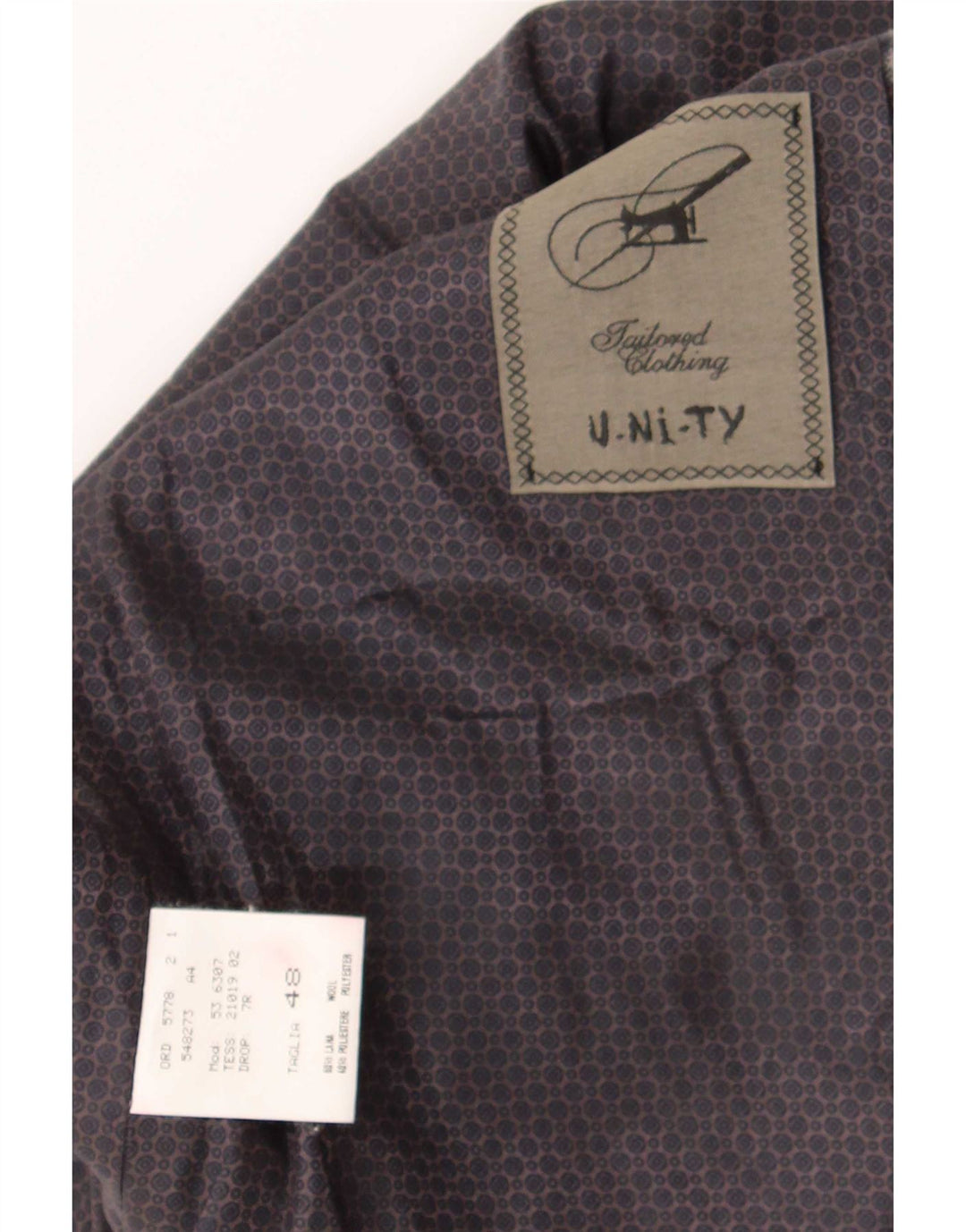 gilet homme vintage IT 48 Laine Vichy Gris Moyen