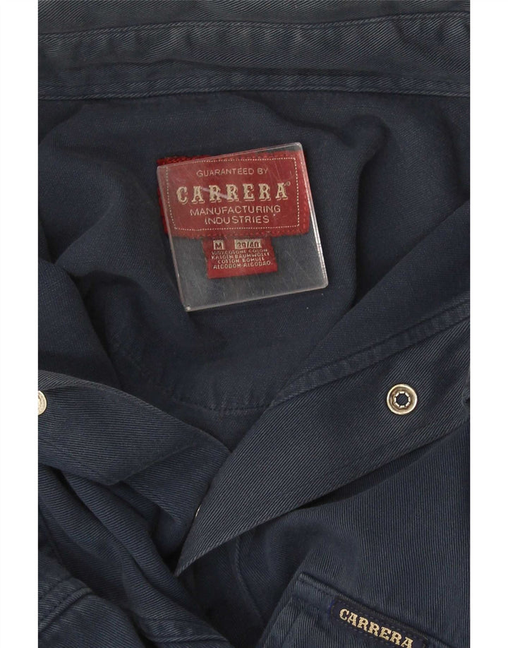 Carrera Chemise en jean pour homme Taille 39/40 Bleu marine moyen Coton
