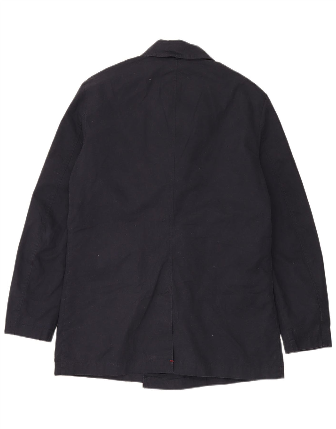 Superdry Caban Homme UK 40 Large Bleu Marine Coton