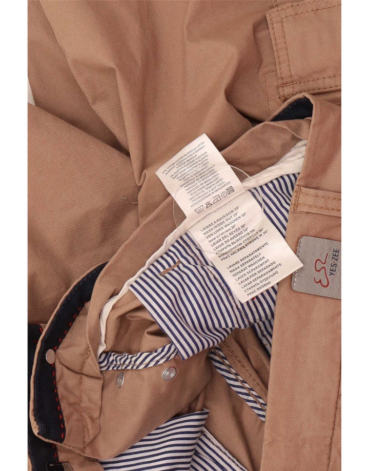 Yes Zee Short Cargo Homme W33 Coton Beige Moyen