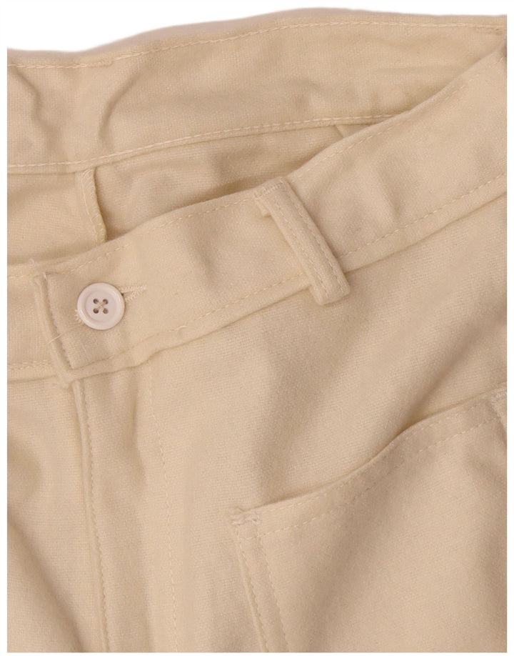 Pantalon décontracté Bootcut femme vintage W26 L32 Beige