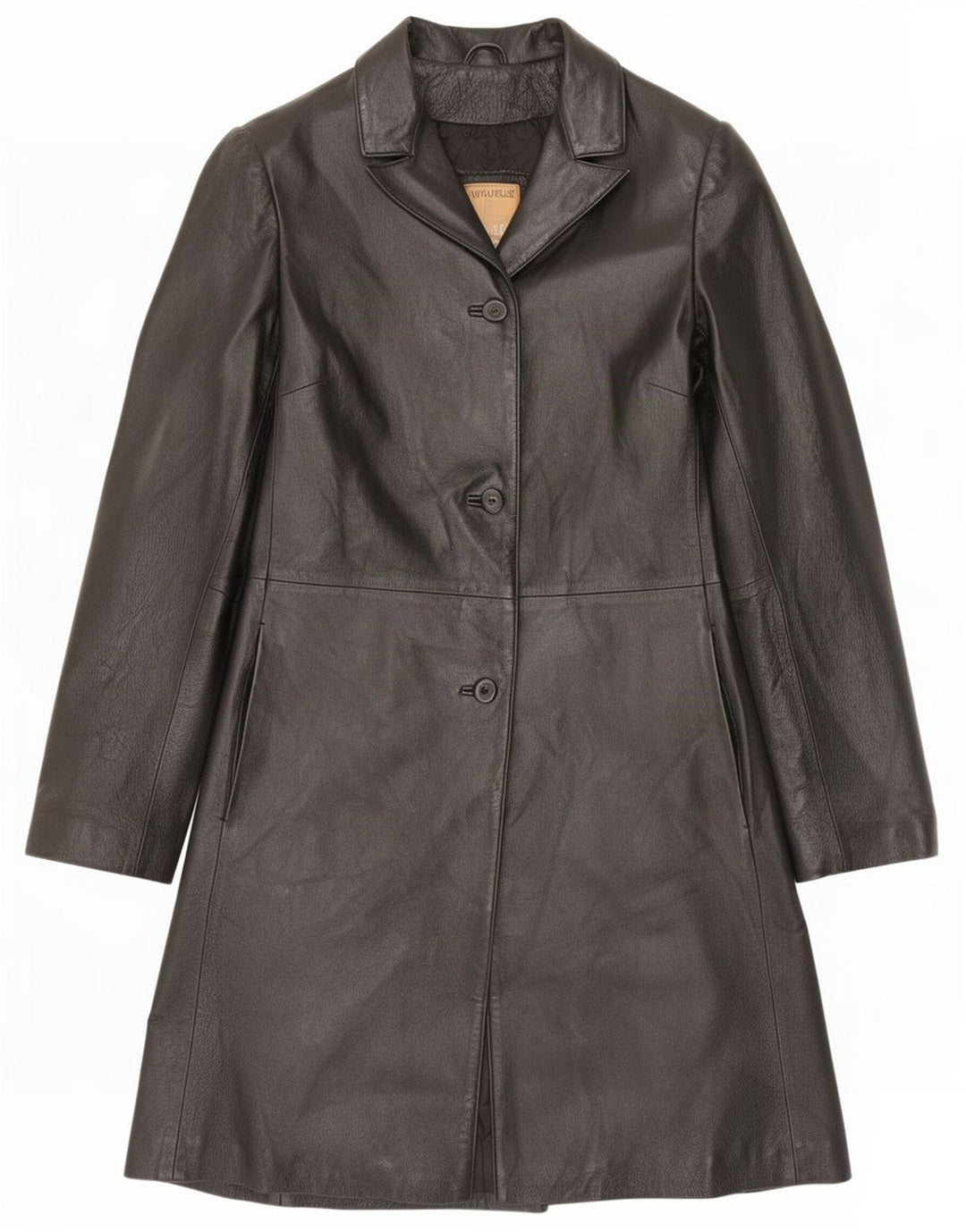 Conbipel Manteau en cuir pour femme IT 42 Medium Black Classic