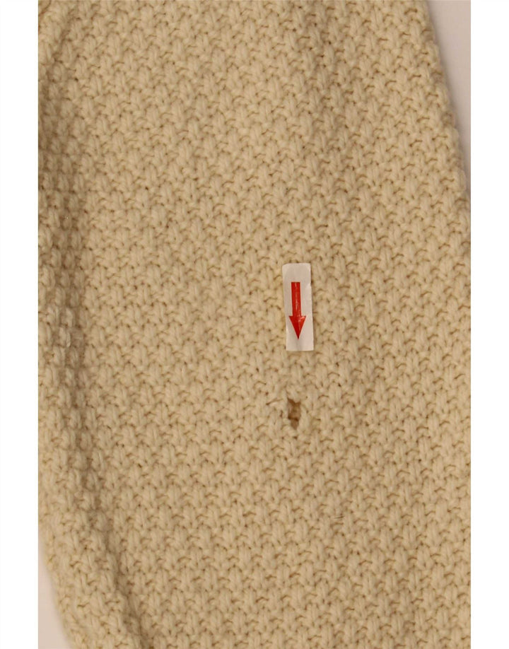 Marks & Spencer Pull à col rond pour homme en laine d'agneau beige