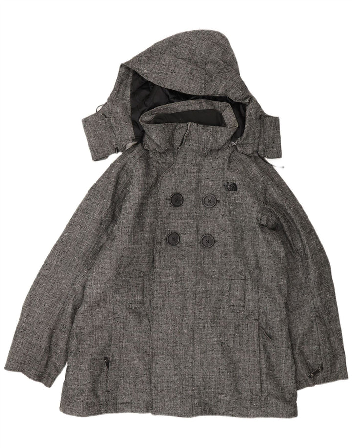 The North Face Veste bomber à capuche pour femme UK 16 Grand chevrons gris