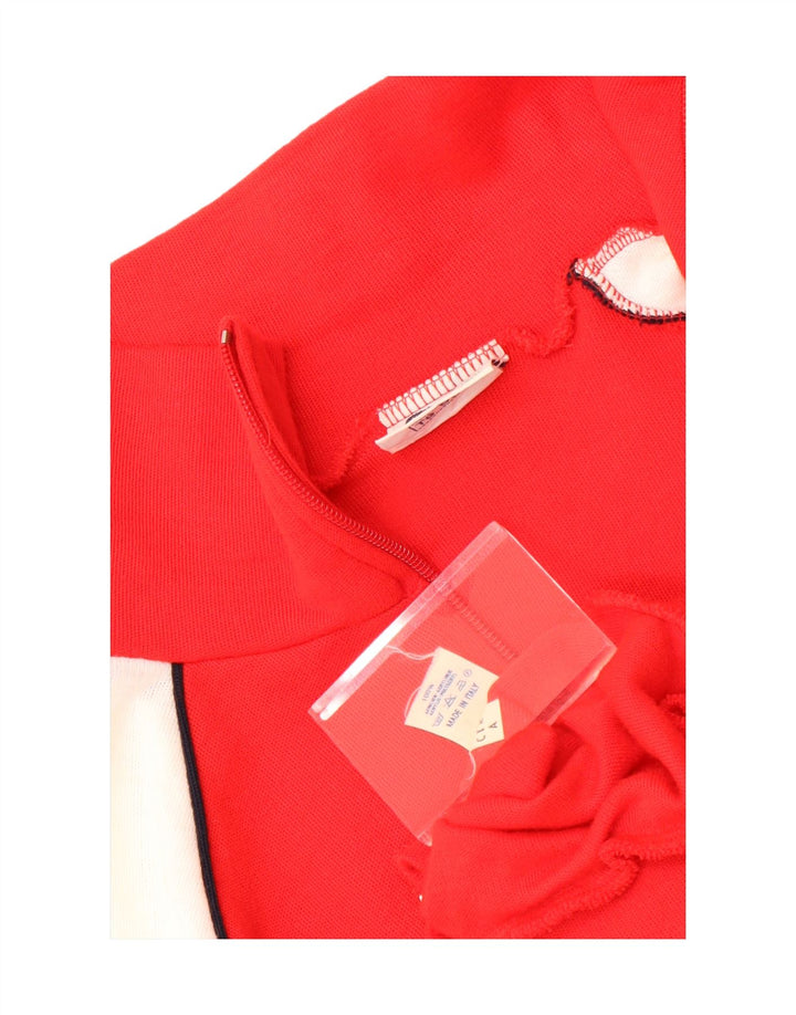 Ennerre Veste de survêtement pour homme IT 52 Large Rouge Acrylique colour block