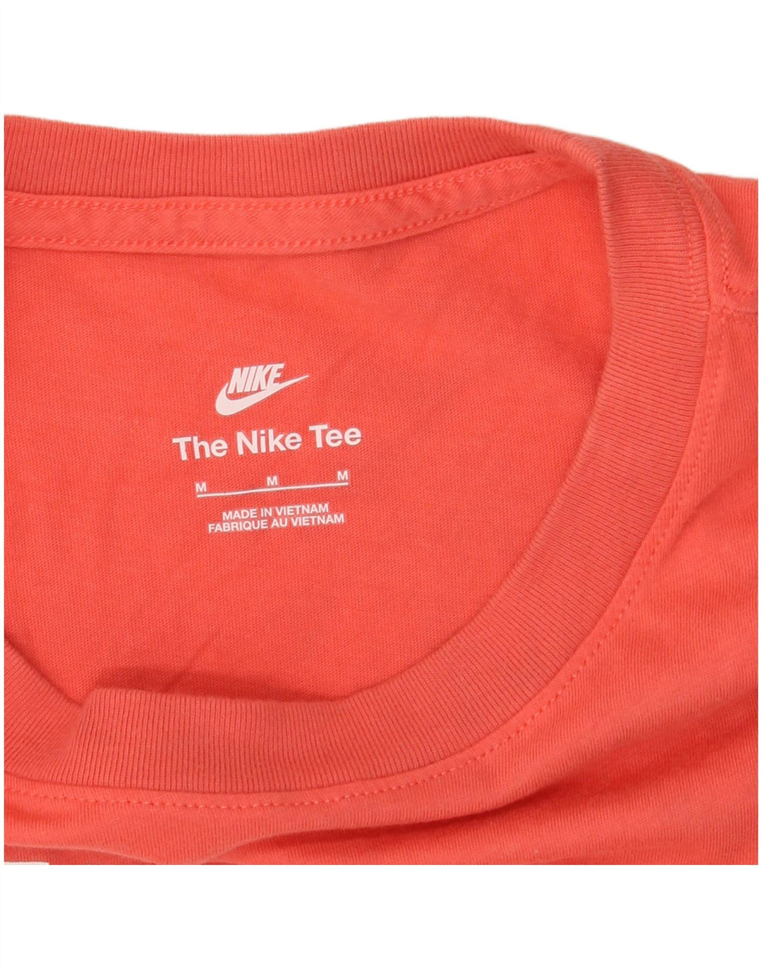 Nike T-shirt graphique pour femme UK 14 Orange moyen