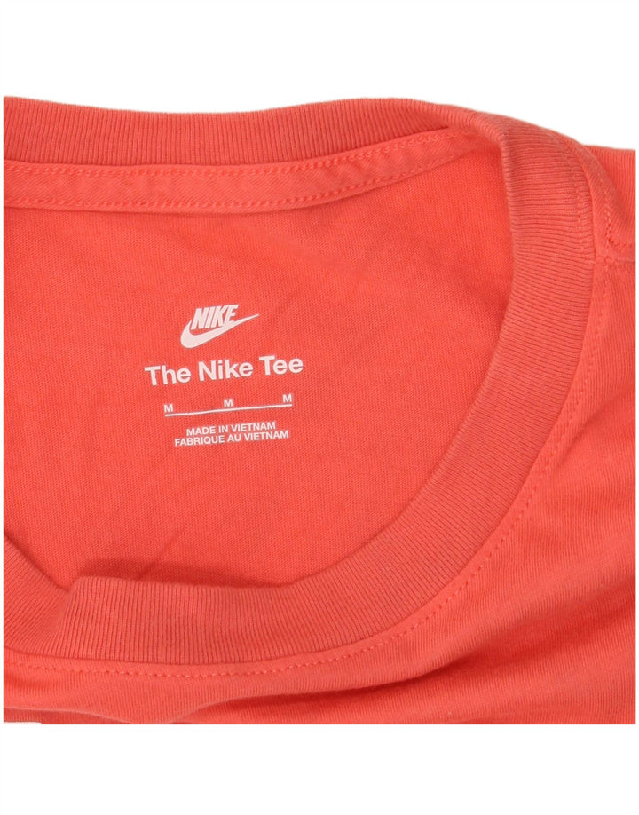 Nike T-shirt graphique pour femme UK 14 Orange moyen