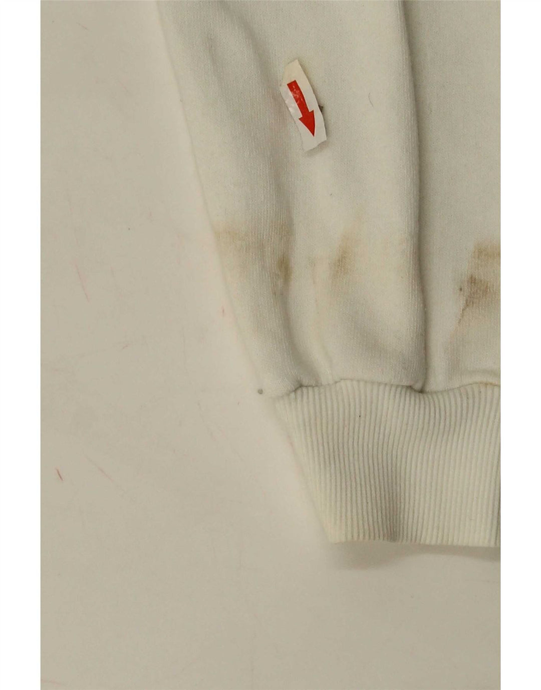 Zara Sweat-shirt surdimensionné graphique pour femme UK 10 Petit Blanc