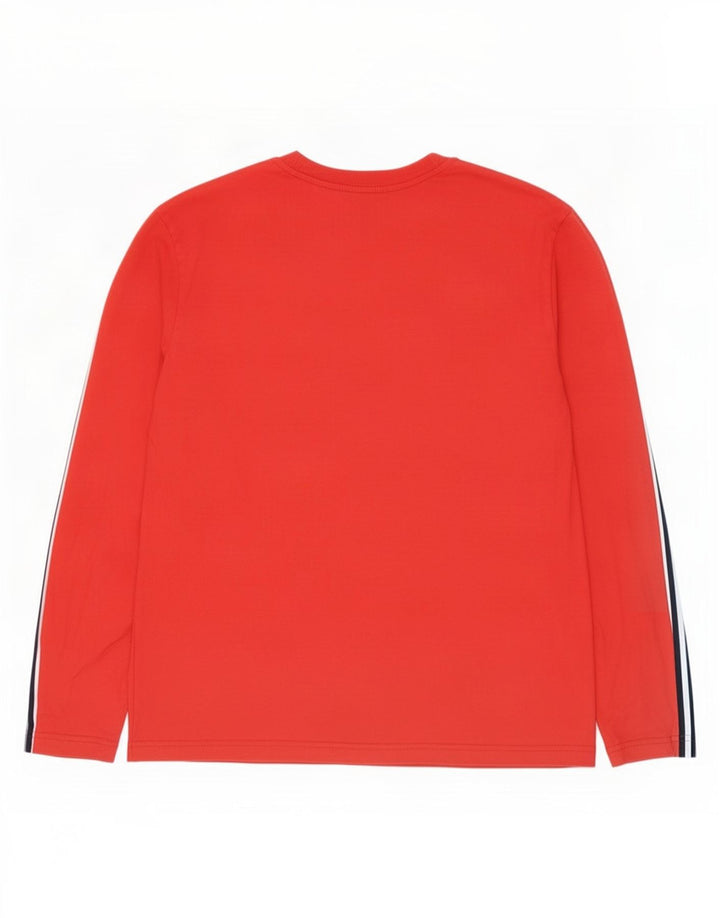 Champion Haut à Manches Longues Homme Rouge Moyen Colourblock