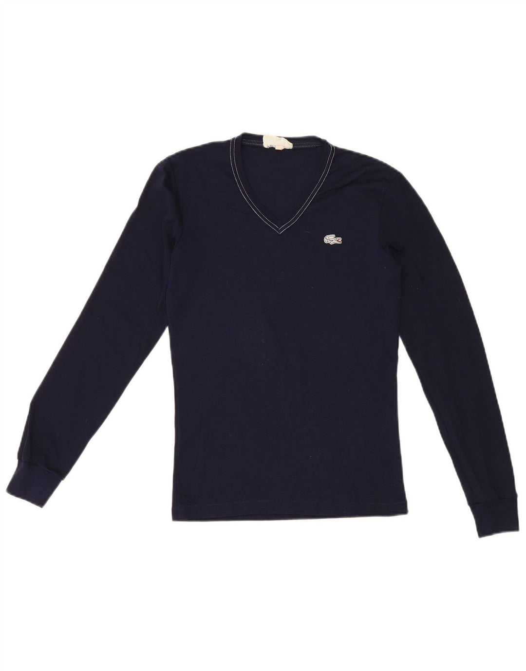 Lacoste Homme Top Manches Longues Taille 1 2XS Bleu Marine Laine